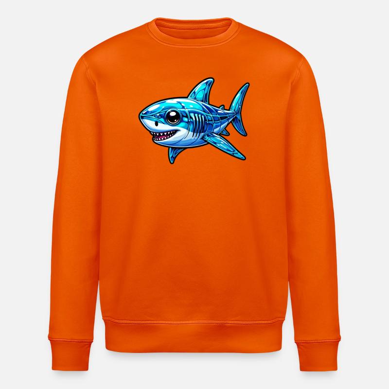 Requin - Sweat bio ROLLER Stanley/Stella Unisexe - orange profond