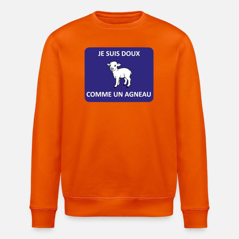 Sanft wie ein Lamm - Stanley/Stella Unisex Bio-Sweatshirt ROLLER - Tieforange