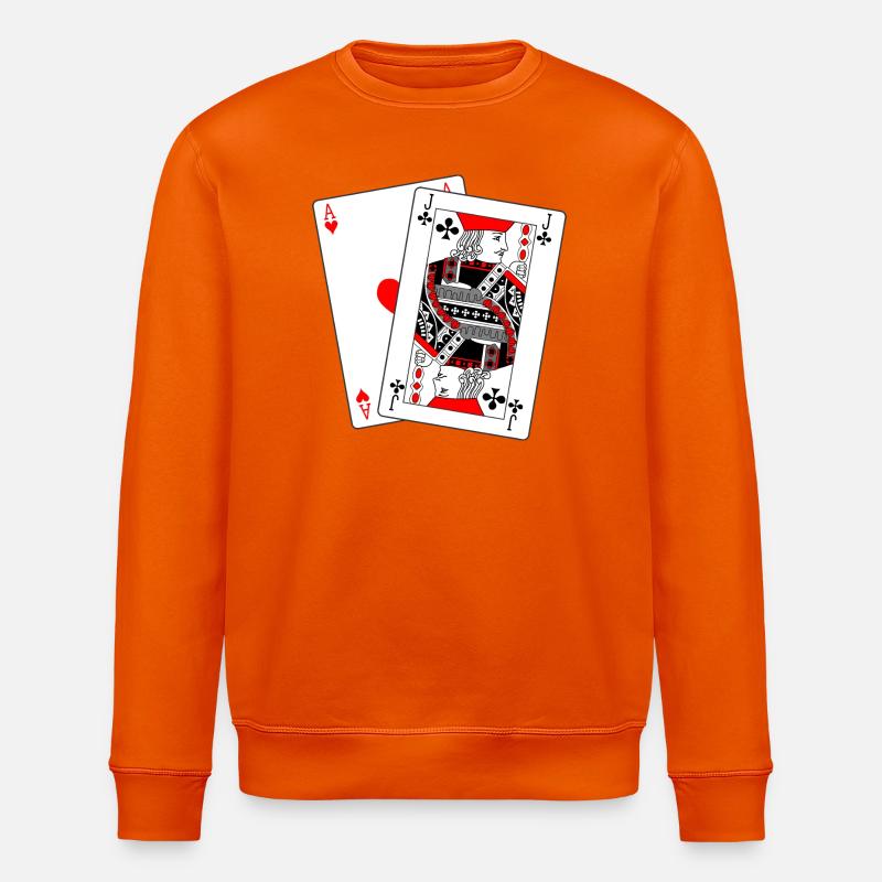 Matraque - Sweat bio ROLLER Stanley/Stella Unisexe - orange profond