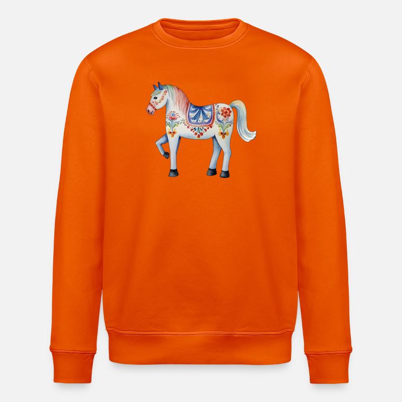 Dalapferd - Stanley/Stella Unisex Bio-Sweatshirt ROLLER - Tieforange