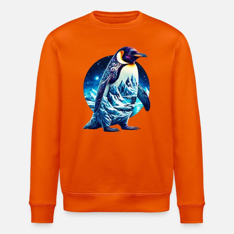 Pingouin - Sweat bio ROLLER Stanley/Stella Unisexe - orange profond