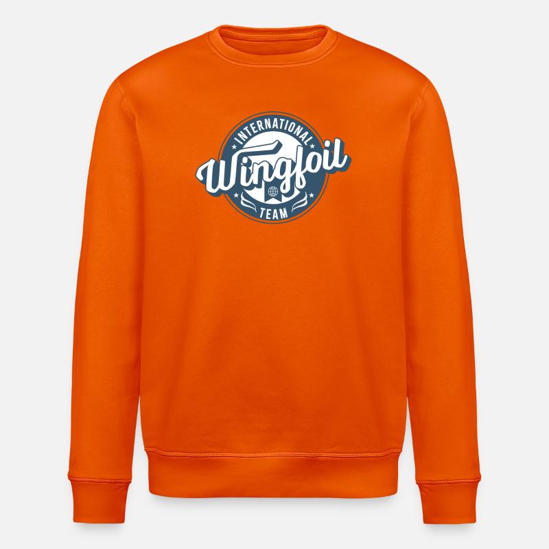Équipe internationale de wingfoil - Sweat bio ROLLER Stanley/Stella Unisexe - orange profond