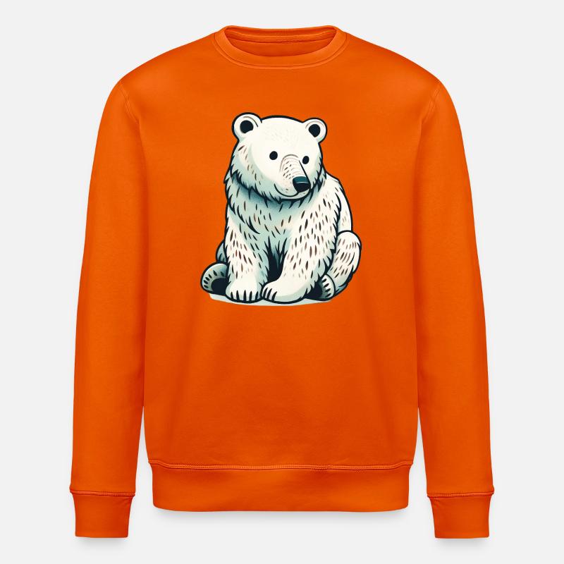 Eisbär - Stanley/Stella Unisex Bio-Sweatshirt ROLLER - Tieforange