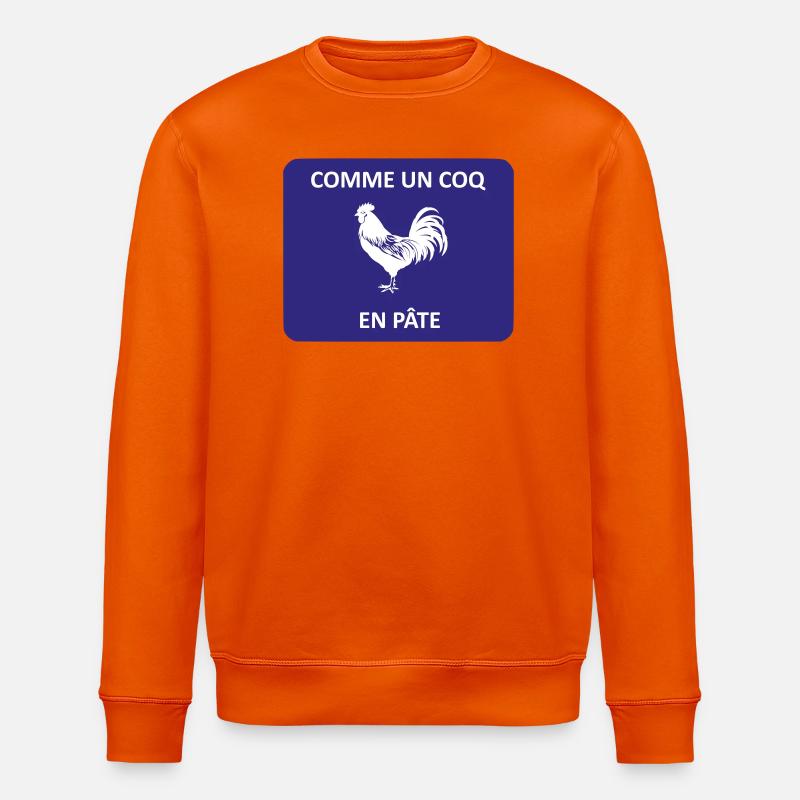 comme un coq en pâte - Sweat bio ROLLER Stanley/Stella Unisexe - orange profond
