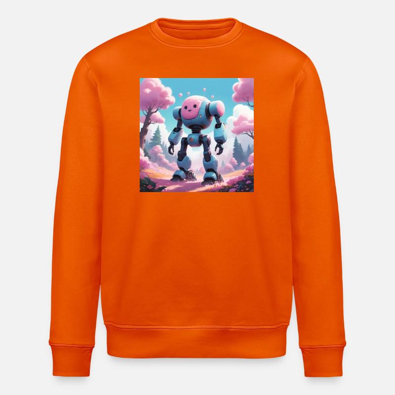 Robot - Stanley/Stella Unisex Bio-Sweatshirt ROLLER - Tieforange