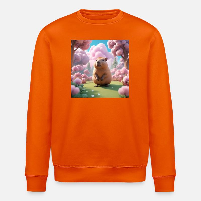 Capybara - Sweat bio ROLLER Stanley/Stella Unisexe - orange profond