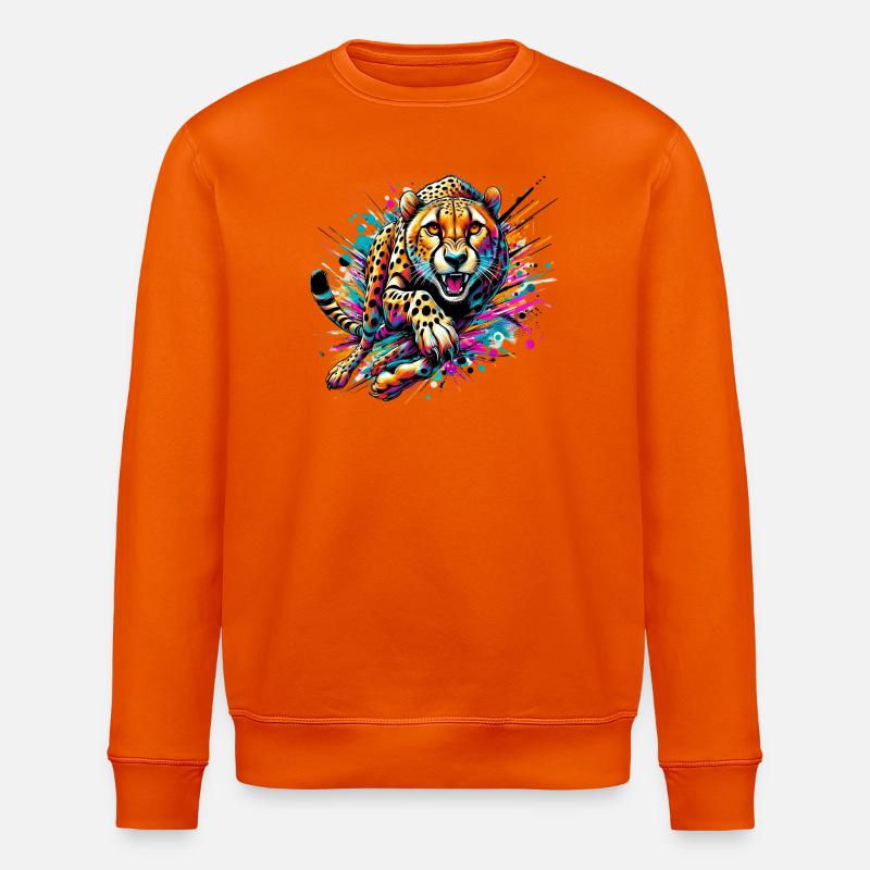 Gepard - Stanley/Stella Unisex Bio-Sweatshirt ROLLER - Tieforange