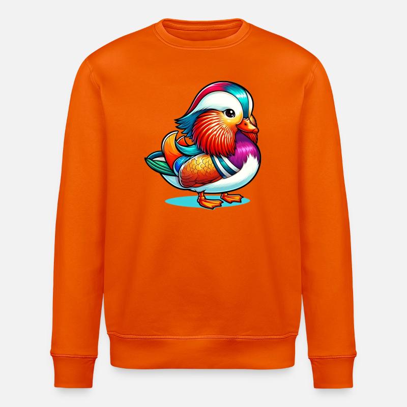 Mandarinente - Stanley/Stella Unisex Bio-Sweatshirt ROLLER - Tieforange