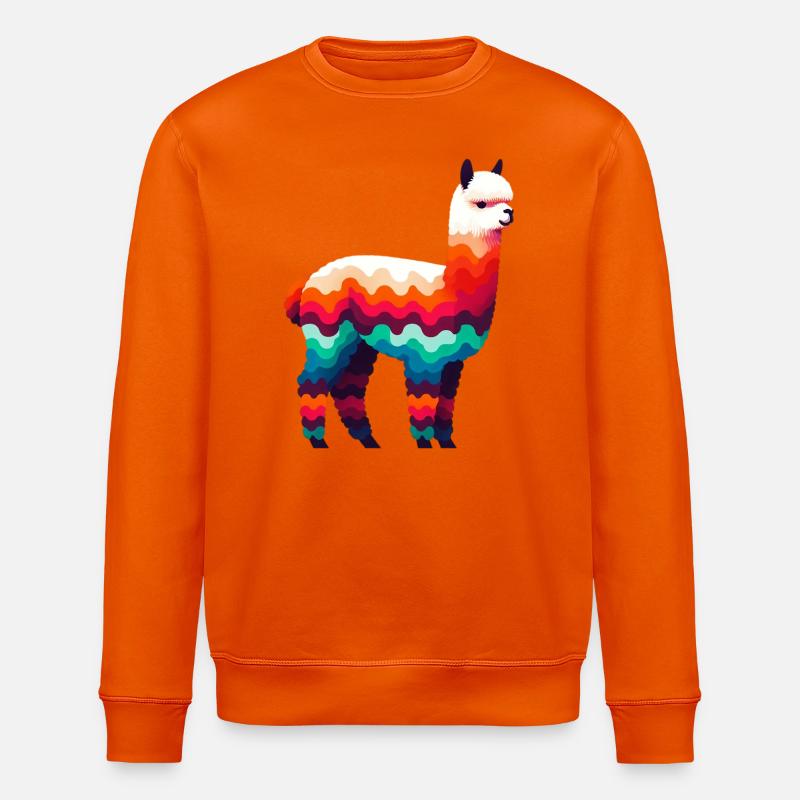 Alpaka - Stanley/Stella Unisex Bio-Sweatshirt ROLLER - Tieforange
