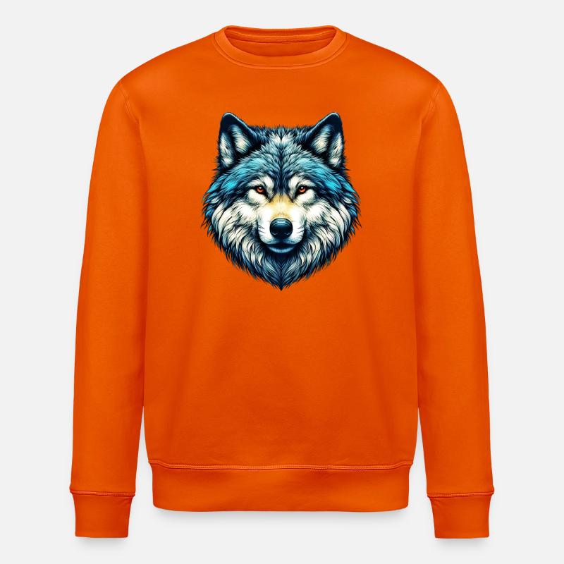 Wolf - Stanley/Stella Unisex Bio-Sweatshirt ROLLER - Tieforange
