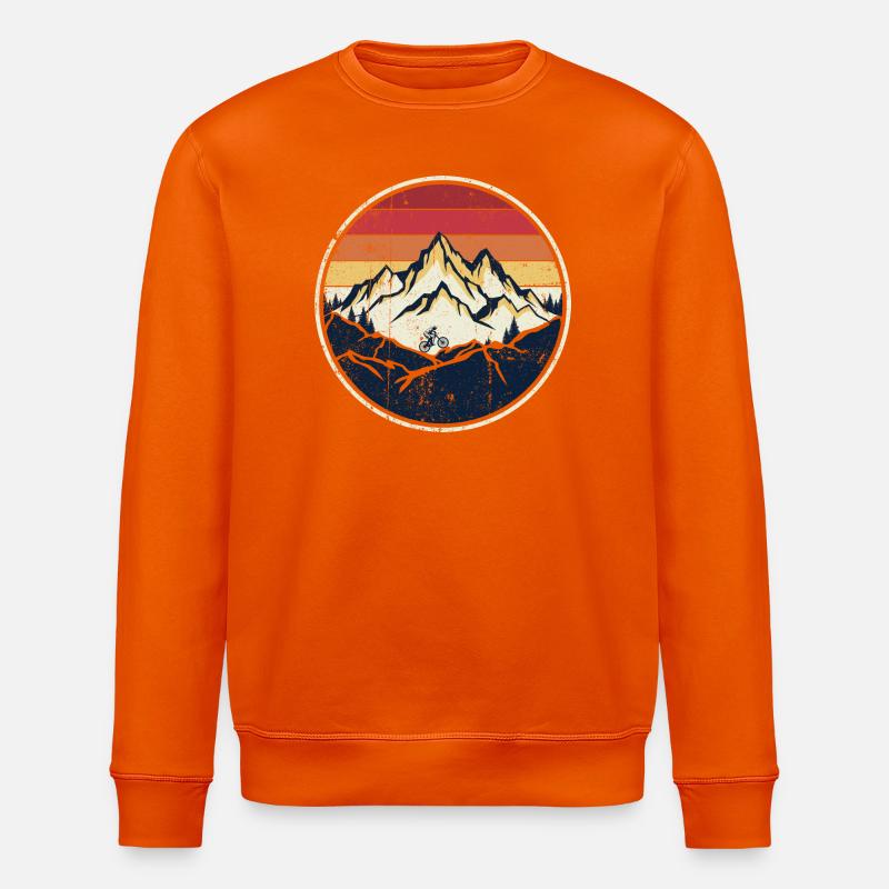VTT Sunset Crest - Sweat bio ROLLER Stanley/Stella Unisexe - orange profond