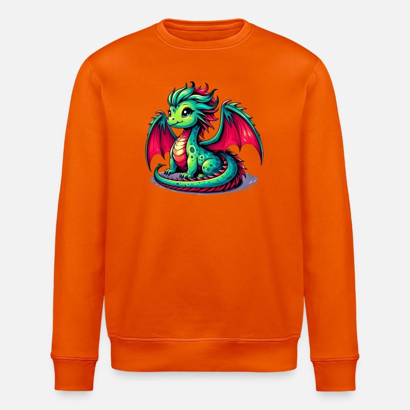 Dragon - Sweat bio ROLLER Stanley/Stella Unisexe - orange profond