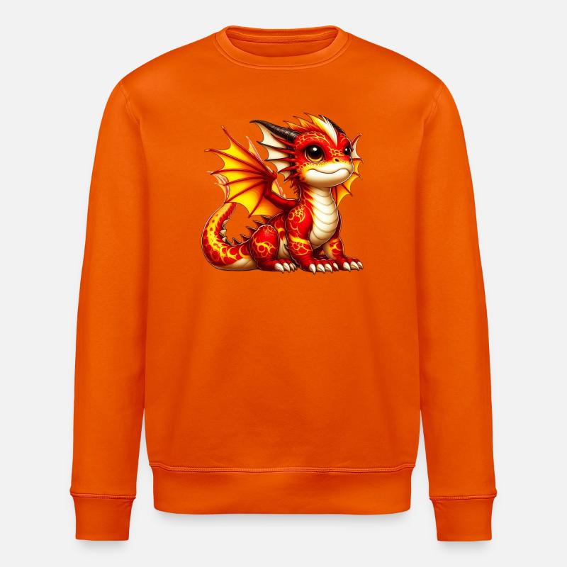 Dragon - Sweat bio ROLLER Stanley/Stella Unisexe - orange profond
