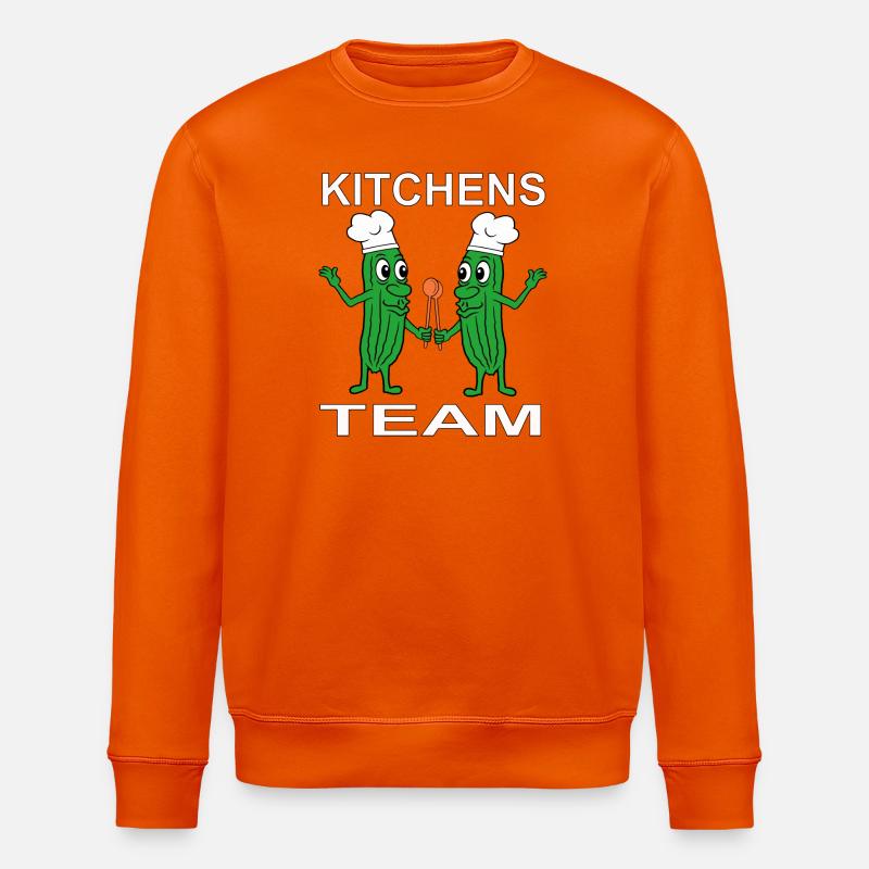 Cuisiner Cuisiner - Sweat bio ROLLER Stanley/Stella Unisexe - orange profond