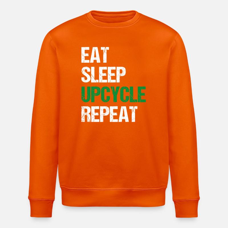 Upcycle Repeat - Stanley/Stella Unisex Bio-Sweatshirt ROLLER - Tieforange