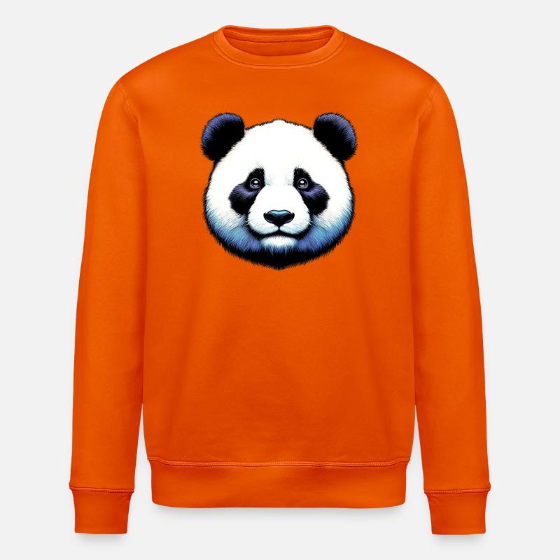 Panda - Stanley/Stella Unisex Bio-Sweatshirt ROLLER - Tieforange