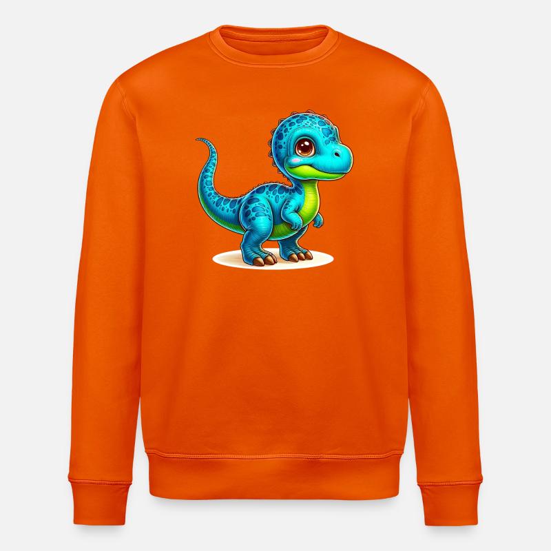Dinosaure - Sweat bio ROLLER Stanley/Stella Unisexe - orange profond
