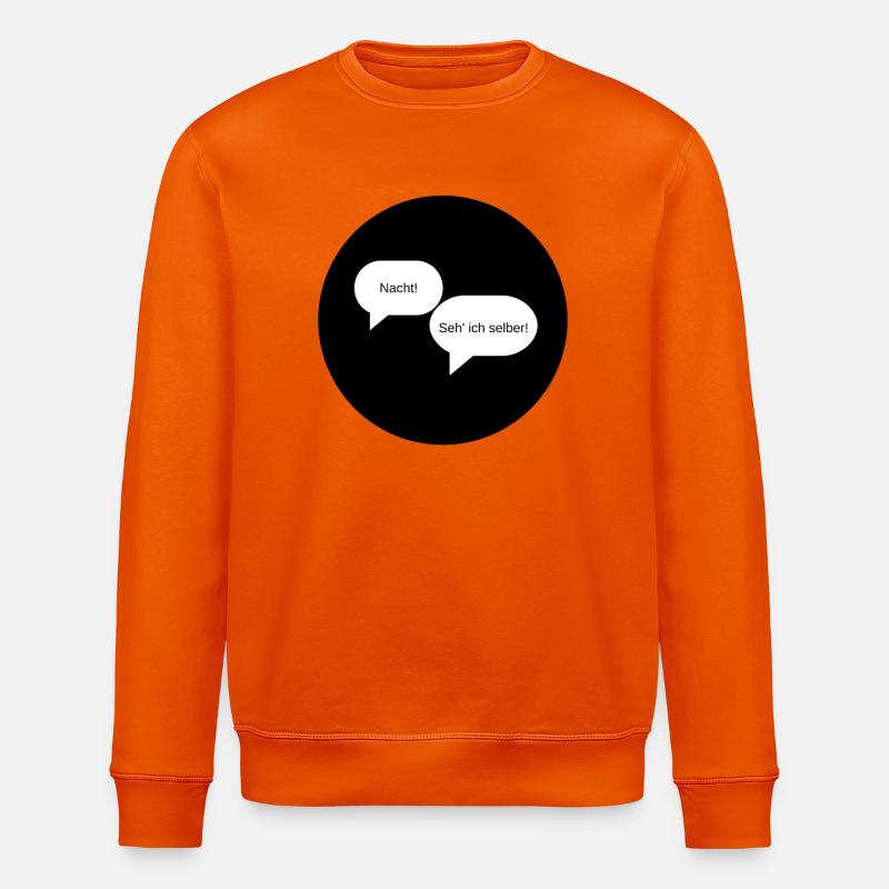Nacht - Stanley/Stella Unisex Bio-Sweatshirt ROLLER - Tieforange
