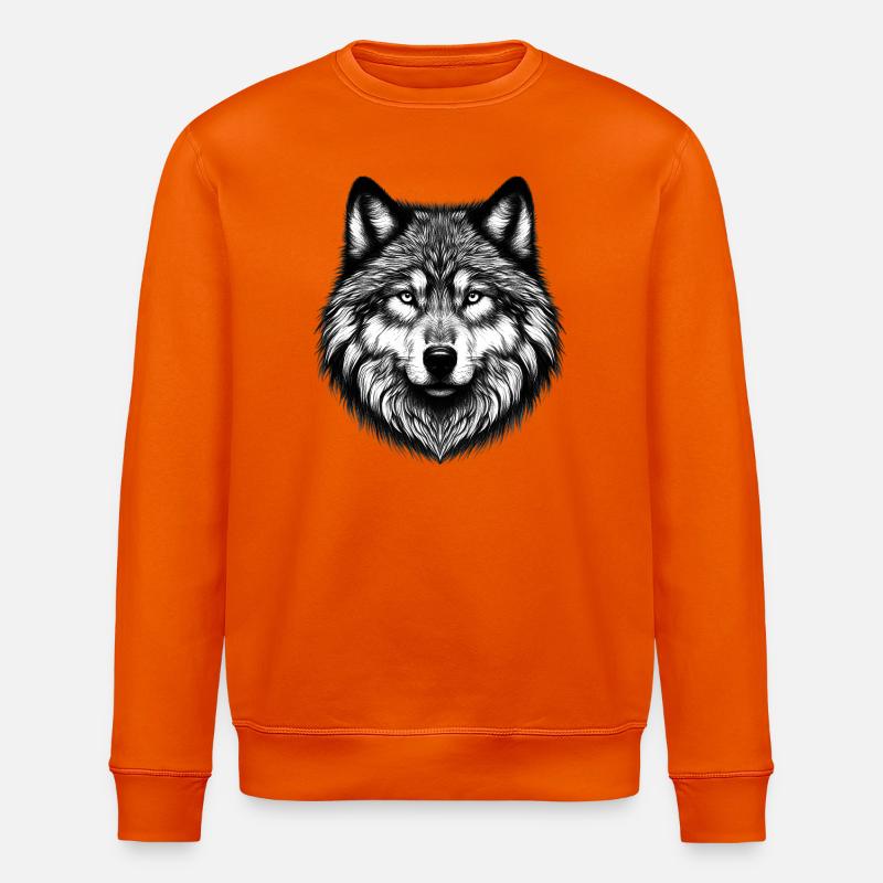 Wolf - Stanley/Stella Unisex Bio-Sweatshirt ROLLER - Tieforange