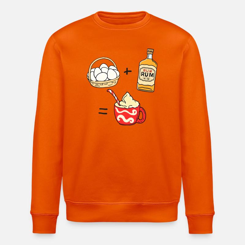 Eierpunsch - Stanley/Stella Unisex Bio-Sweatshirt ROLLER - Tieforange