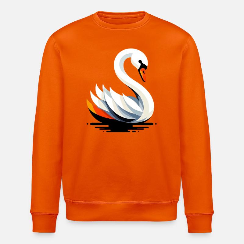 Schwan - Stanley/Stella Unisex Bio-Sweatshirt ROLLER - Tieforange