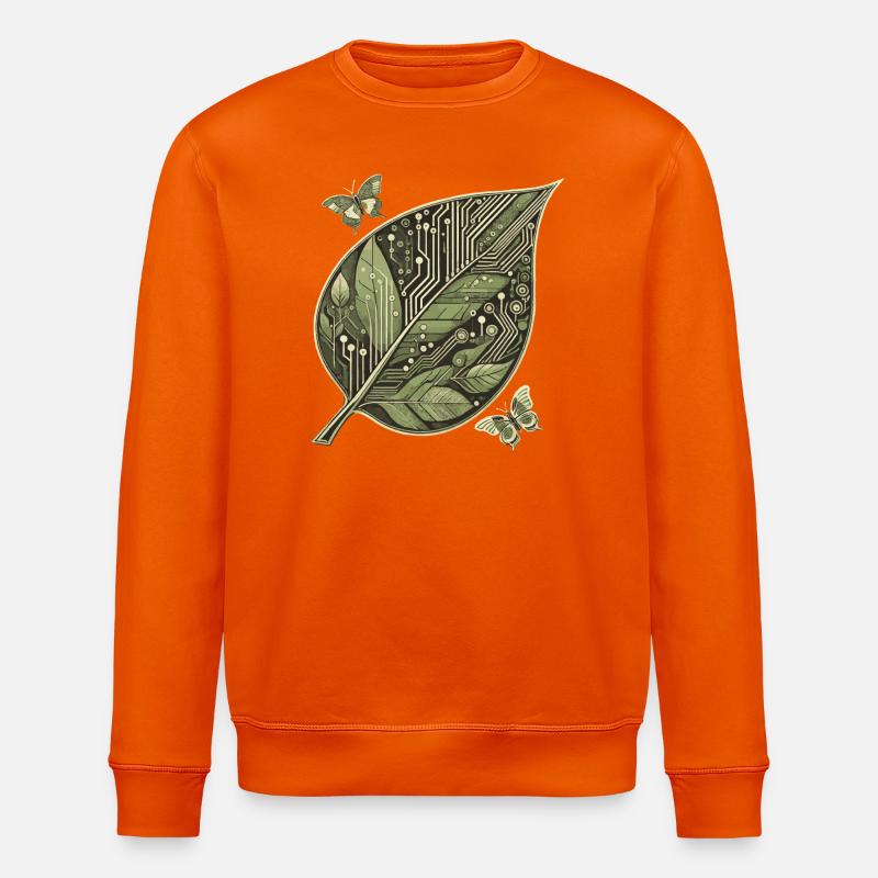 Ecowarrior - Stanley/Stella Unisex Bio-Sweatshirt ROLLER - Tieforange