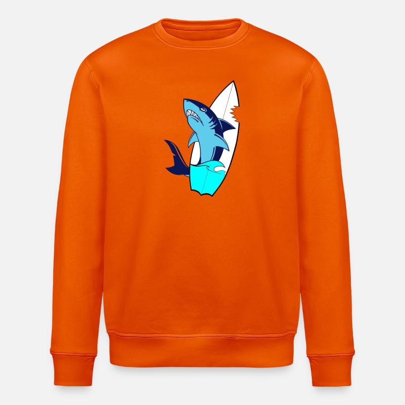 Planche de surf - Sweat bio ROLLER Stanley/Stella Unisexe - orange profond