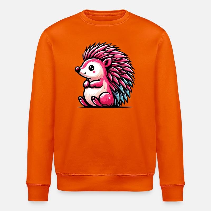 Igel - Stanley/Stella Unisex Bio-Sweatshirt ROLLER - Tieforange
