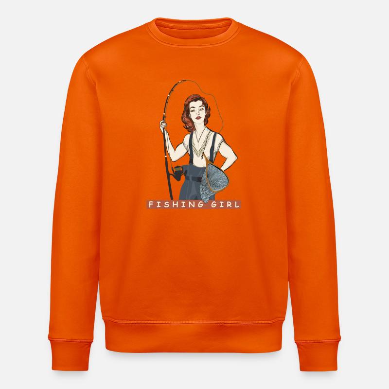 Fille pêche - Sweat bio ROLLER Stanley/Stella Unisexe - orange profond