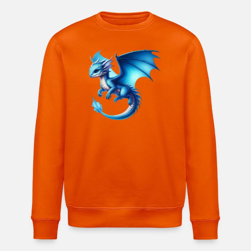Drache - Stanley/Stella Unisex Bio-Sweatshirt ROLLER - Tieforange