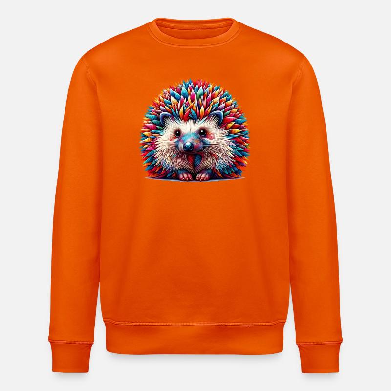 Igel - Stanley/Stella Unisex Bio-Sweatshirt ROLLER - Tieforange