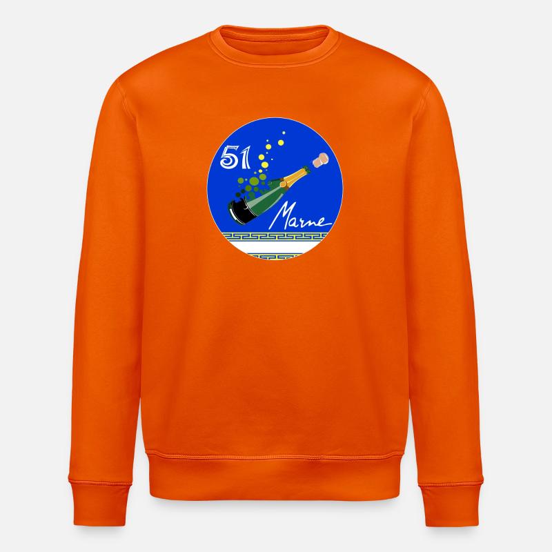 Mergel - Stanley/Stella Unisex Bio-Sweatshirt ROLLER - Tieforange