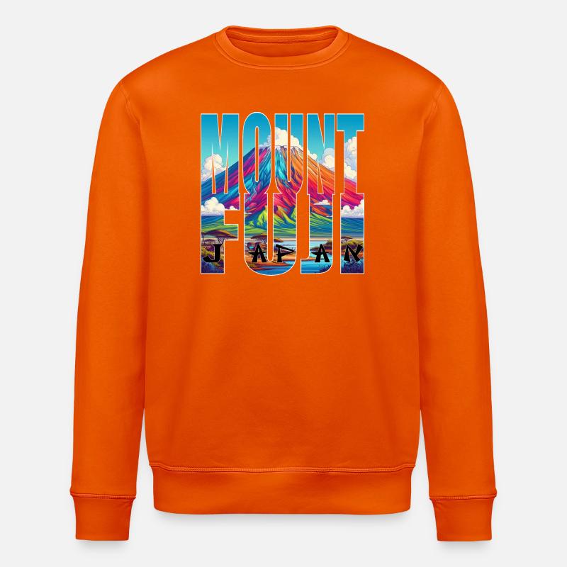 MOUNT FUJI - Sweat bio ROLLER Stanley/Stella Unisexe - orange profond