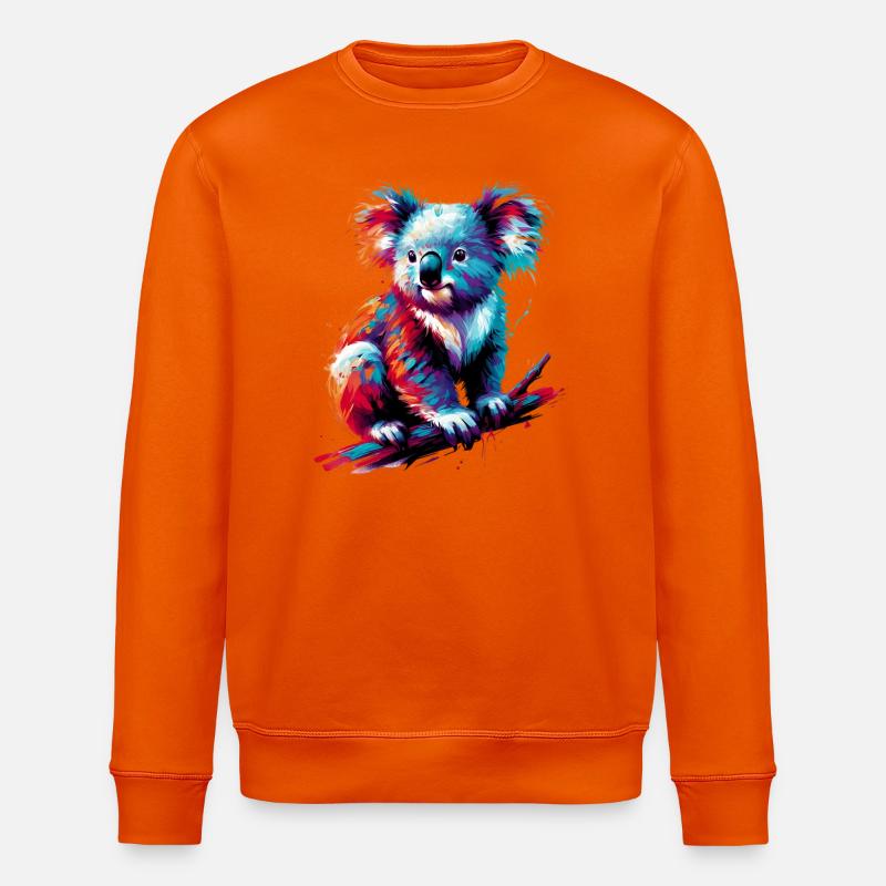 Koala - Stanley/Stella Unisex Bio-Sweatshirt ROLLER - Tieforange