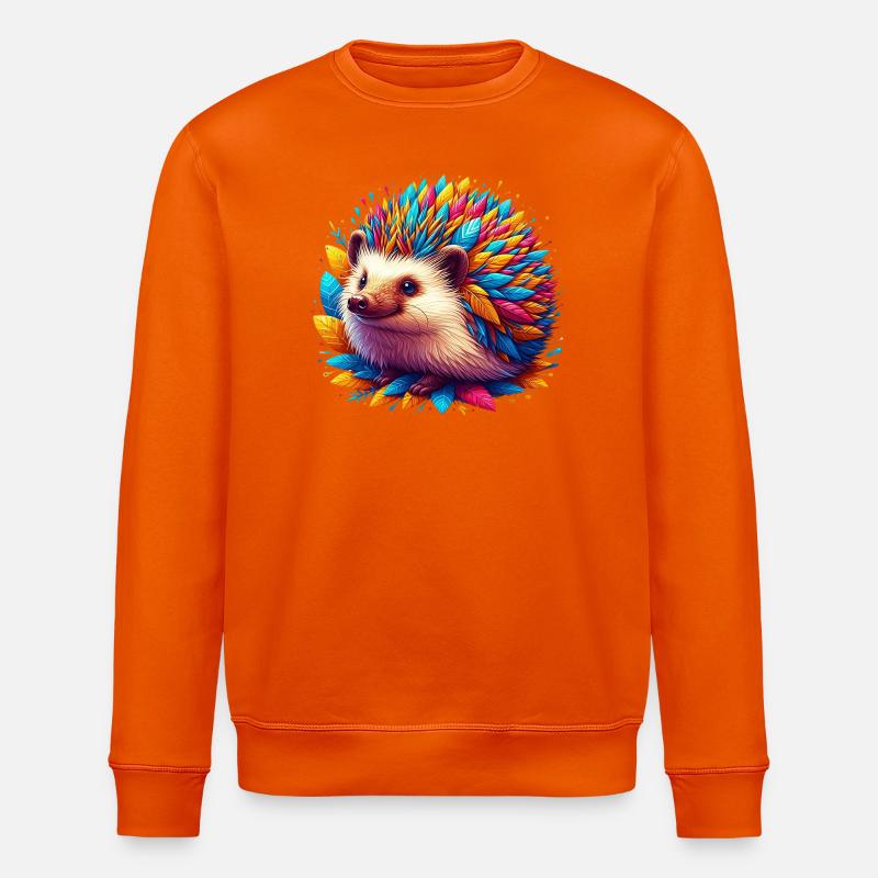 Hérisson - Sweat bio ROLLER Stanley/Stella Unisexe - orange profond