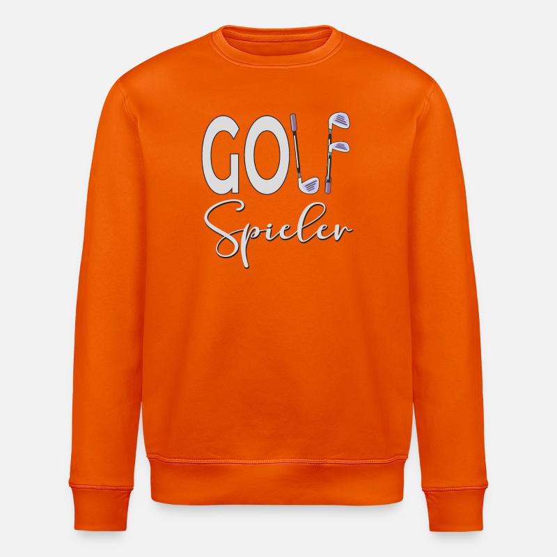 GOLFSPIELER GOLFSCHLÄGER - Stanley/Stella Unisex Bio-Sweatshirt ROLLER - Tieforange
