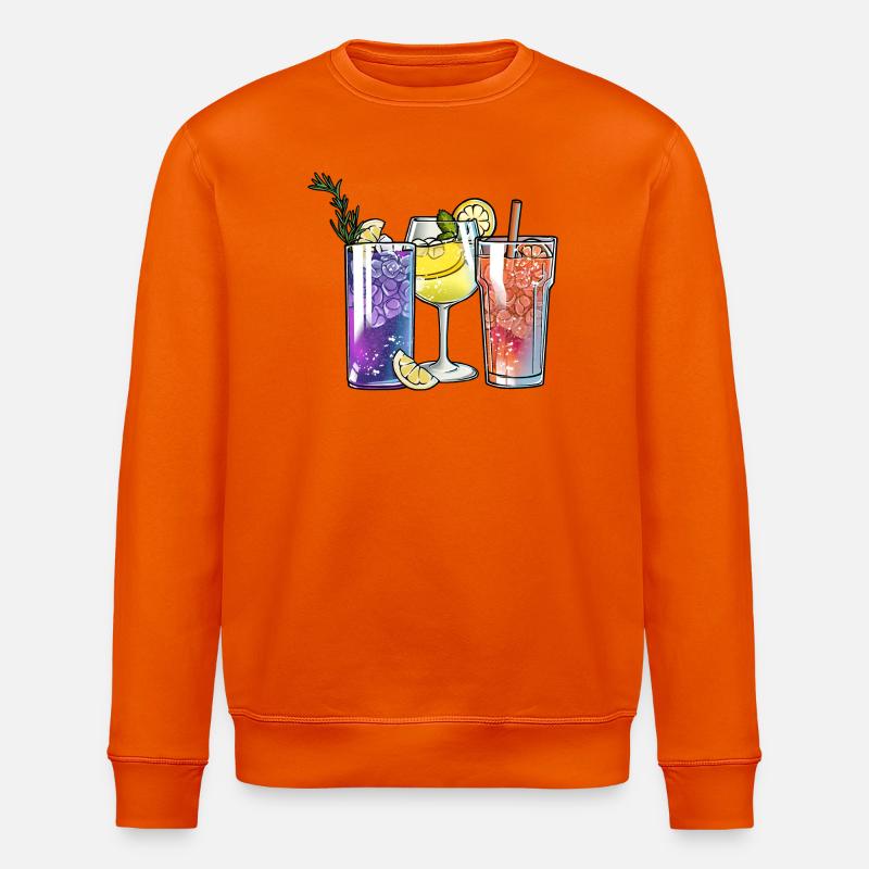Cocktails - Stanley/Stella Unisex Bio-Sweatshirt ROLLER - Tieforange