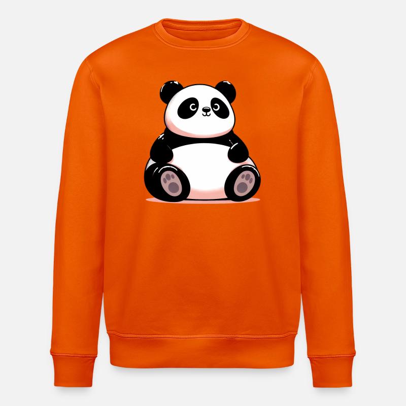 Panda - Stanley/Stella Unisex Bio-Sweatshirt ROLLER - Tieforange