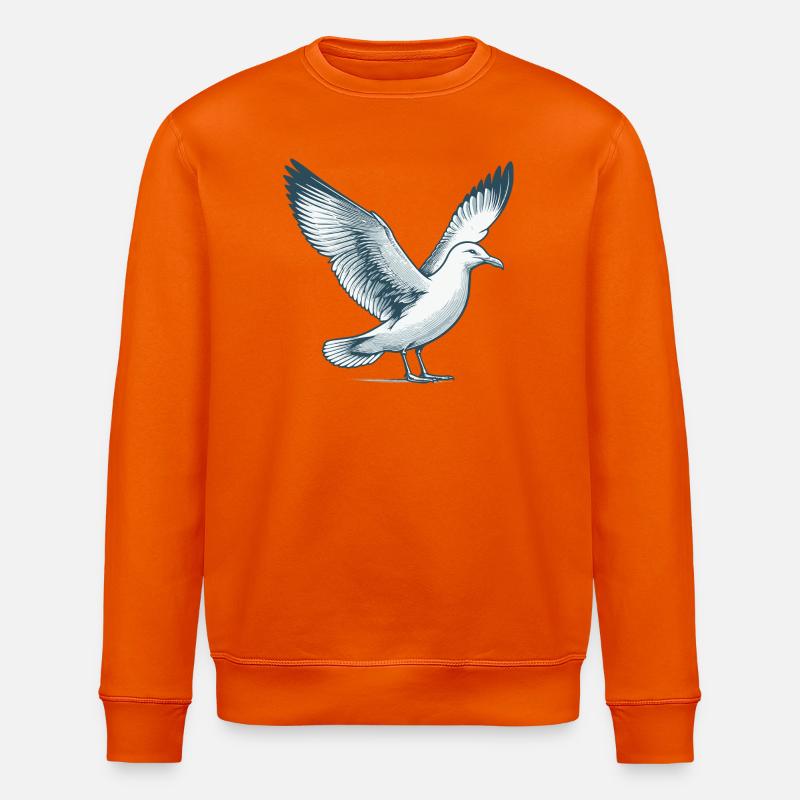 Möwe - Stanley/Stella Unisex Bio-Sweatshirt ROLLER - Tieforange