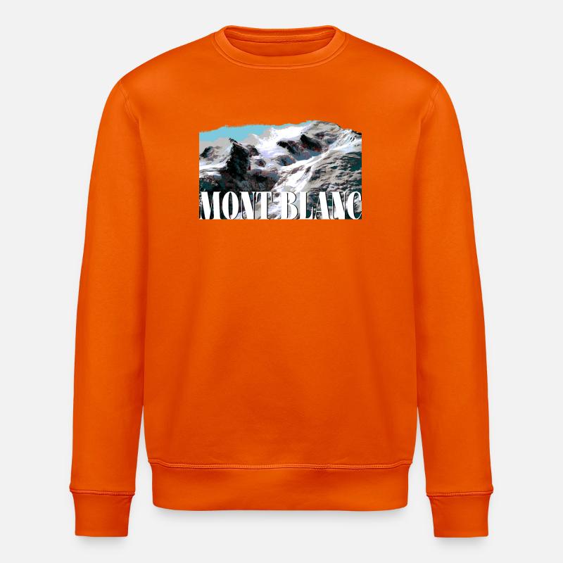 Blanc - Stanley/Stella Unisex Bio-Sweatshirt ROLLER - Tieforange