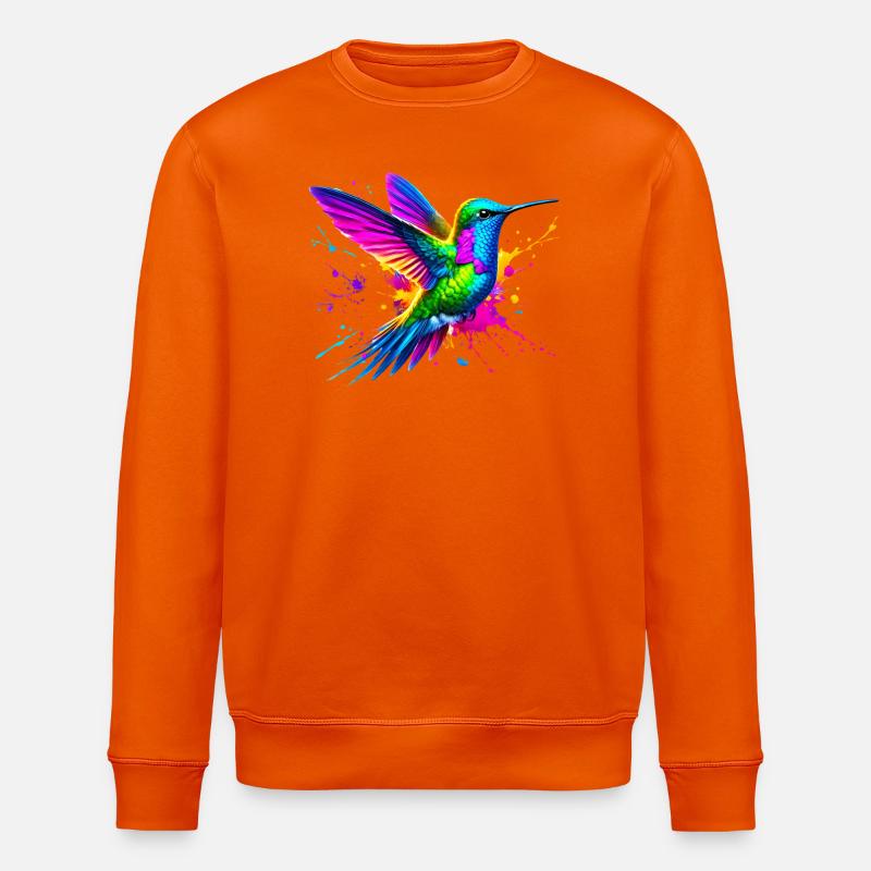Kolibri - Stanley/Stella Unisex Bio-Sweatshirt ROLLER - Tieforange