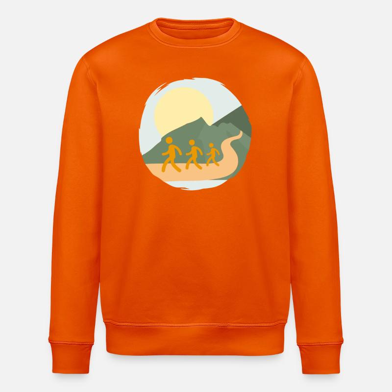 Continuez à marcher - Sweat bio ROLLER Stanley/Stella Unisexe - orange profond