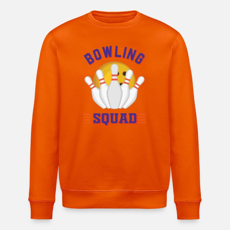 Équipe de bowling - Sweat bio ROLLER Stanley/Stella Unisexe - orange profond