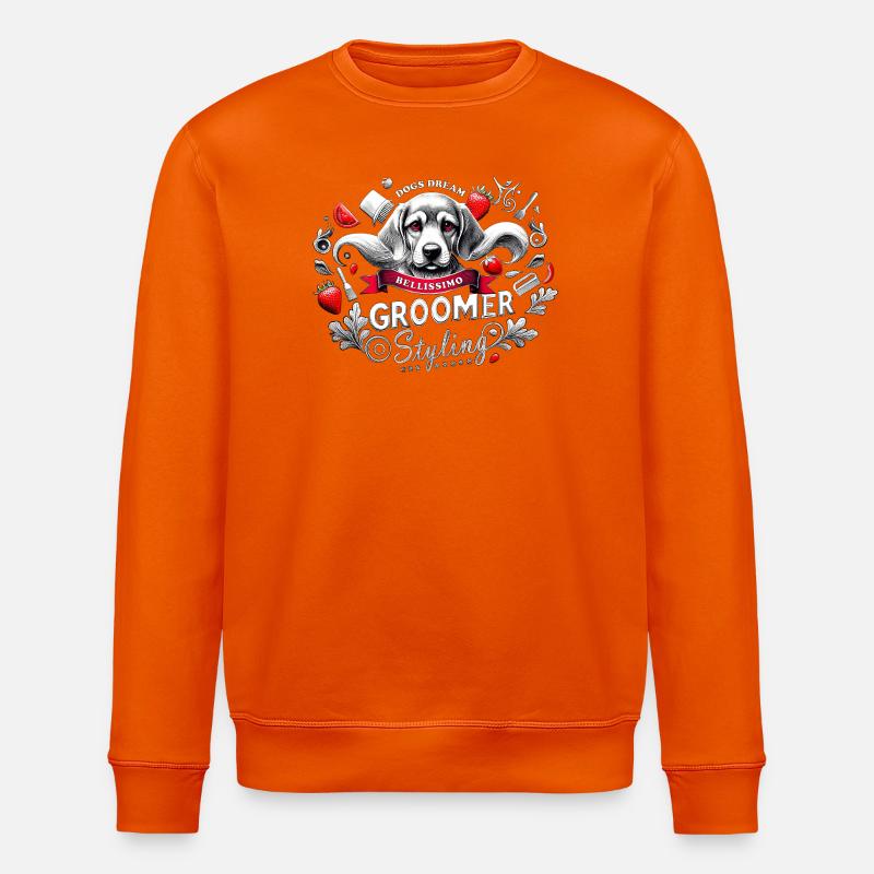 Bellissimo - Stanley/Stella Unisex Bio-Sweatshirt ROLLER - Tieforange