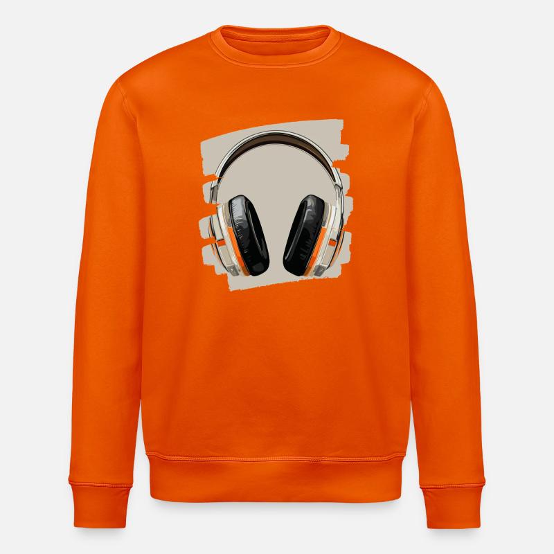Kopfhörer - Stanley/Stella Unisex Bio-Sweatshirt ROLLER - Tieforange