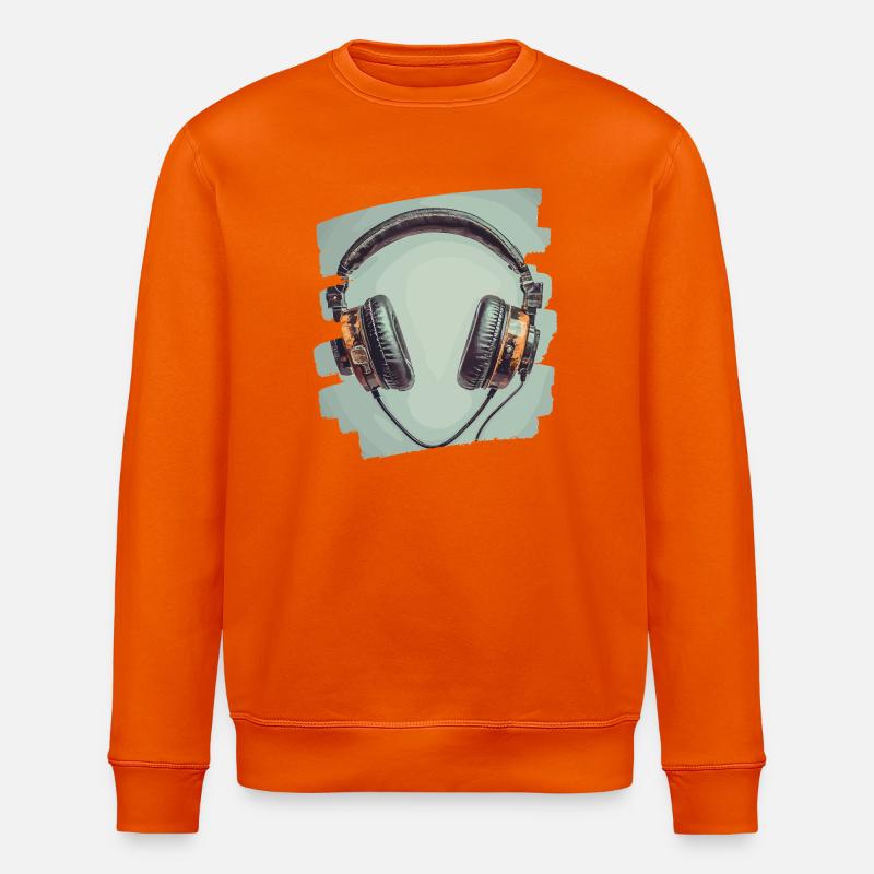 Kopfhörer - Stanley/Stella Unisex Bio-Sweatshirt ROLLER - Tieforange