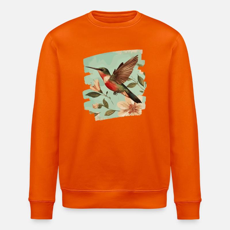 Kolibri - Stanley/Stella Unisex Bio-Sweatshirt ROLLER - Tieforange
