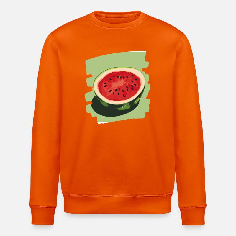 Pastèque - Sweat bio ROLLER Stanley/Stella Unisexe - orange profond