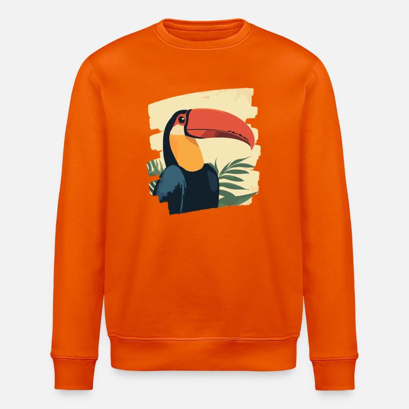 Toucan - Sweat bio ROLLER Stanley/Stella Unisexe - orange profond
