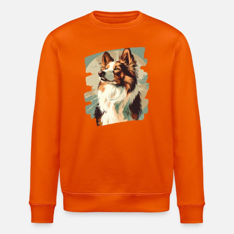 Collie - Stanley/Stella Unisex Bio-Sweatshirt ROLLER - Tieforange